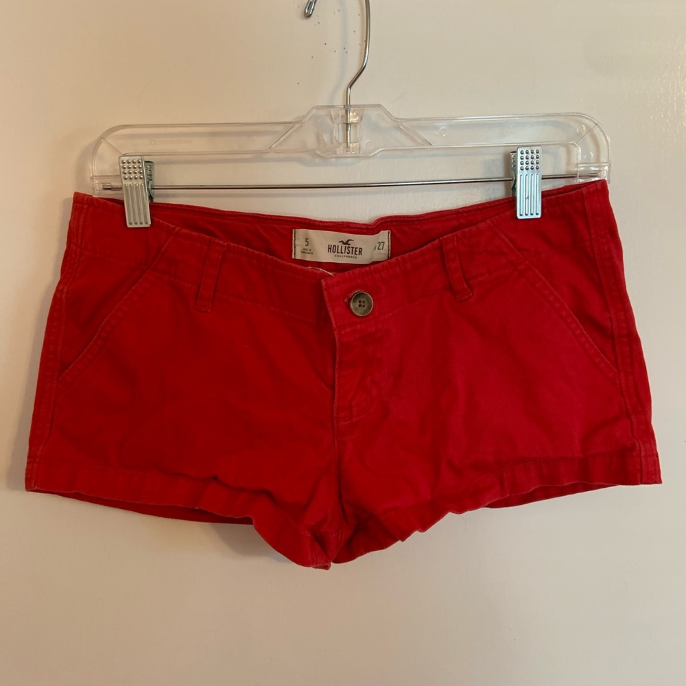 Red Hollister Shorts